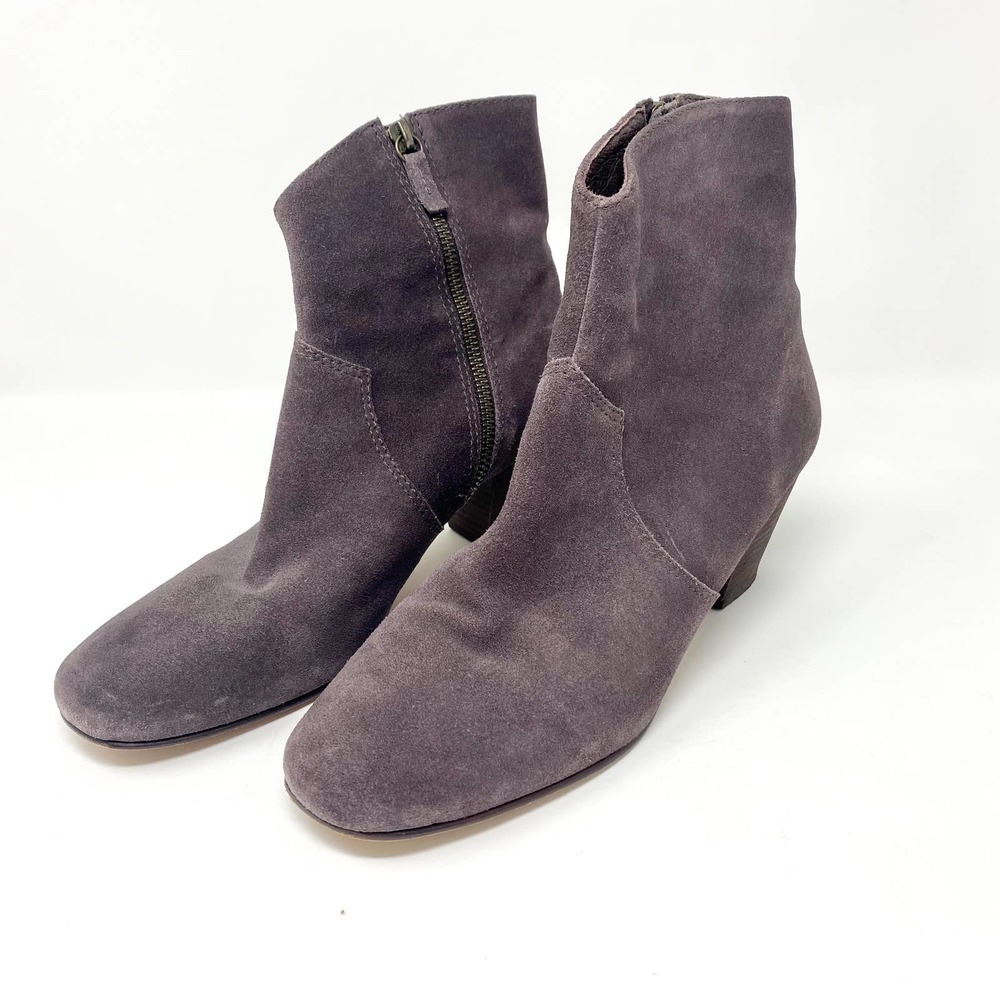 Boden Suede Purple Heel Booties Size 41 / US 9.5 EUC
